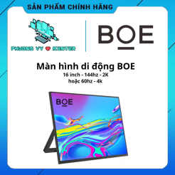 Màn hình di động BOE - 16 inch - 16:10 - 2k - 144hz