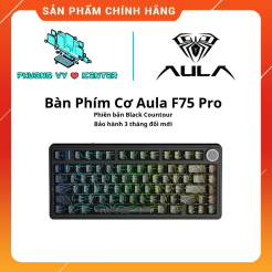 Bàn Phím Cơ Aula F75 Pro Black Countour