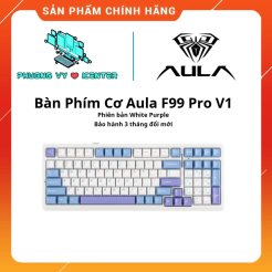 Bàn Phím Cơ Aula F99 Pro V1 - White Purple