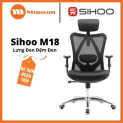 Ghế Công Thái Học Shihoo M18 - Chính Hãng - Bảo Hành 3 năm