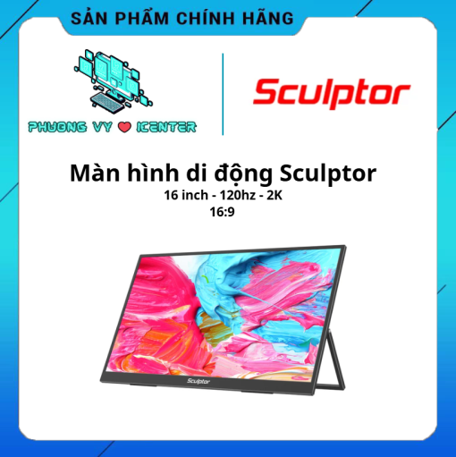 Màn Hình Di Động Sculptor 16 Inch – IPS – 2K – 16:9 – 120Hz