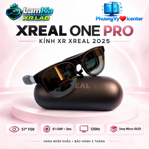 Kính XR XREAL One Pro màn hình Sony Micro-OLED 57 độ