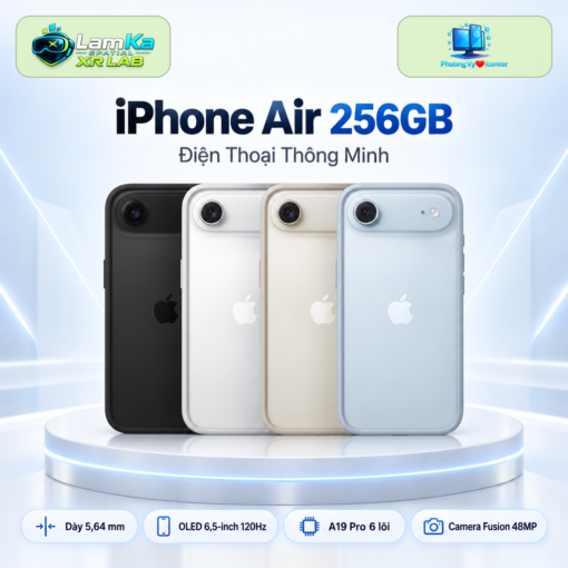 Điện thoại Apple iPhone Air 256GB trên nền trắng phong cách công nghệ