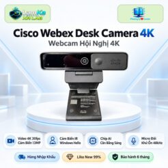 Webcam Cisco Webex Desk Camera 4K có chân kẹp màn hình đặt trên bàn
