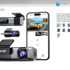 Camera Hành Trình NAVYCREST Q7 4K 5G WIFI – Ghi hình trước sau – ảnh 2