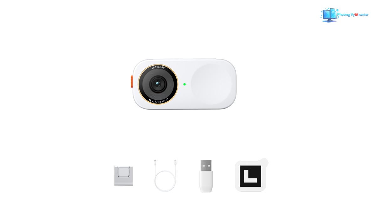 Insta360 Link 2 Pro & Link 2C Pro | Link 2C Pro | Arctic White | Standard Bundle