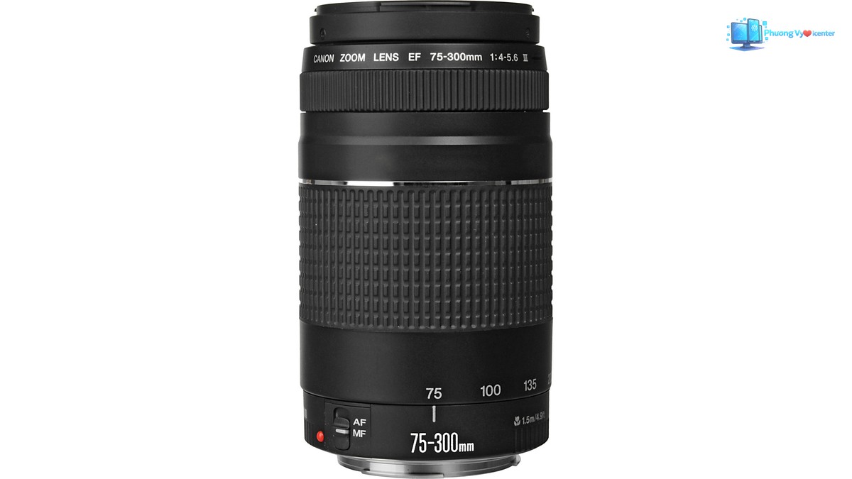 Ống kính Canon EF 75-300mm f/4-5.6 III trong ảnh sản phẩm