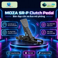 Bàn đạp côn MOZA SR-P Clutch trên đế tròn với nền công nghệ