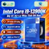 CPU Intel Core i9-13900K đặt trên đế tròn với nền công nghệ