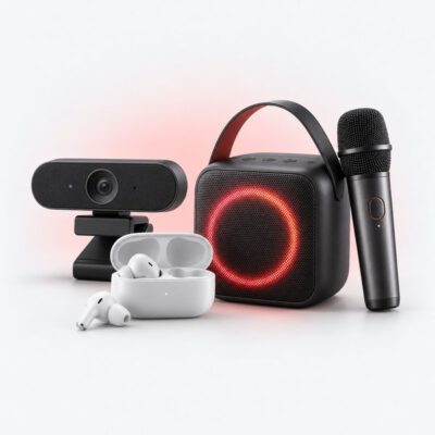 Loa, tai nghe, mic, webcam