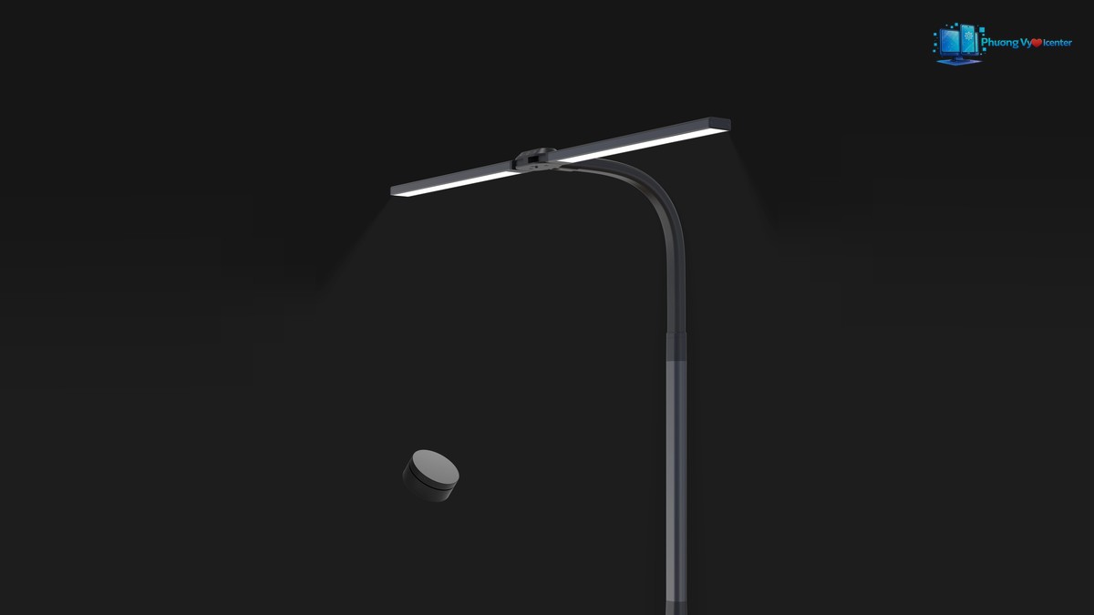 Đèn LED kẹp bàn HyperWork Luna DL01 trong hình giới thiệu sản phẩm
