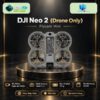 Flycam DJI Neo 2 trên đế tròn với nền công nghệ