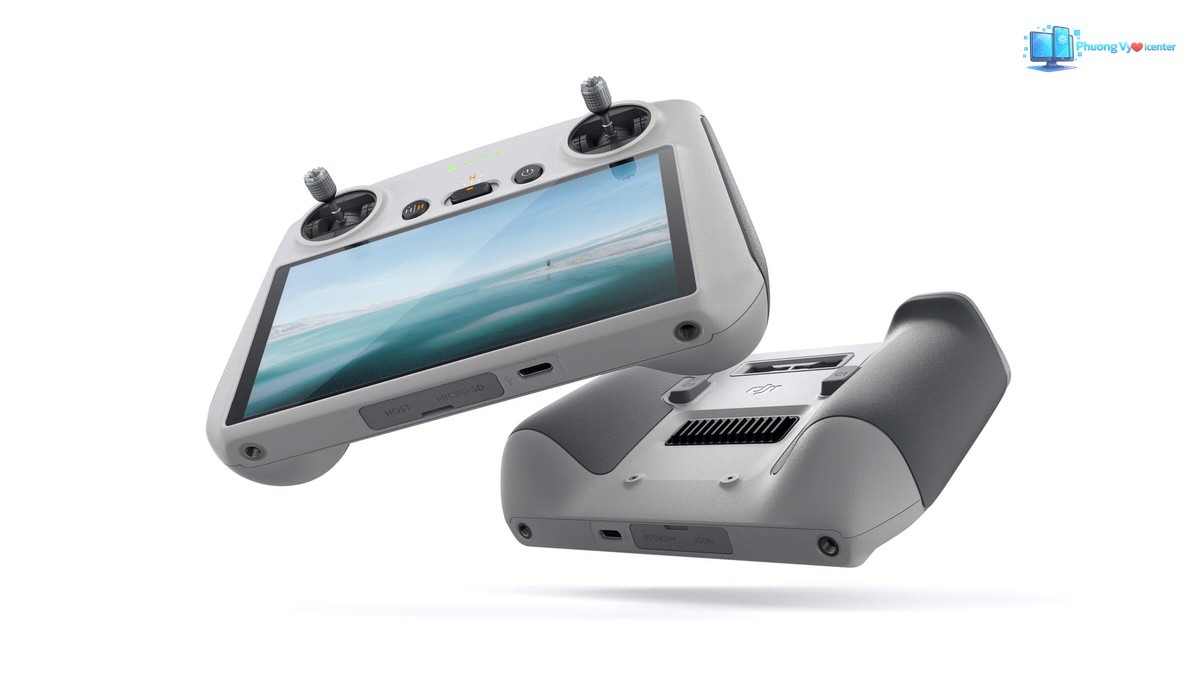 Bộ điều khiển DJI RC với thân máy nhẹ và màn hình tích hợp