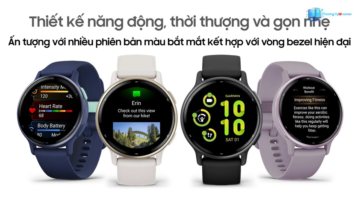Garmin Vivoactive 5 với thiết kế đồng hồ đeo cổ tay