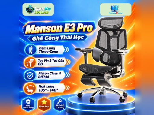 Ghế Công Thái Học Manson E3 Pro 4.0