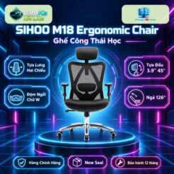 Ghế Công Thái Học Shihoo M18 - Chính Hãng - Bảo Hành 3 năm