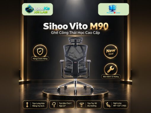Ghế Công Thái Học Shihoo M90 – Chính Hãng – Bảo Hành 3 năm