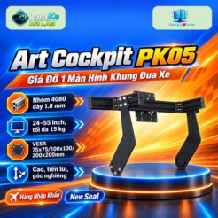 Giá đỡ màn hình Art Cockpit PK05 trên đế tròn, nền công nghệ