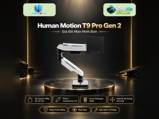 Giá đỡ màn hình Humanmotion T9 Pro Gen2 Màu Xám Trắng