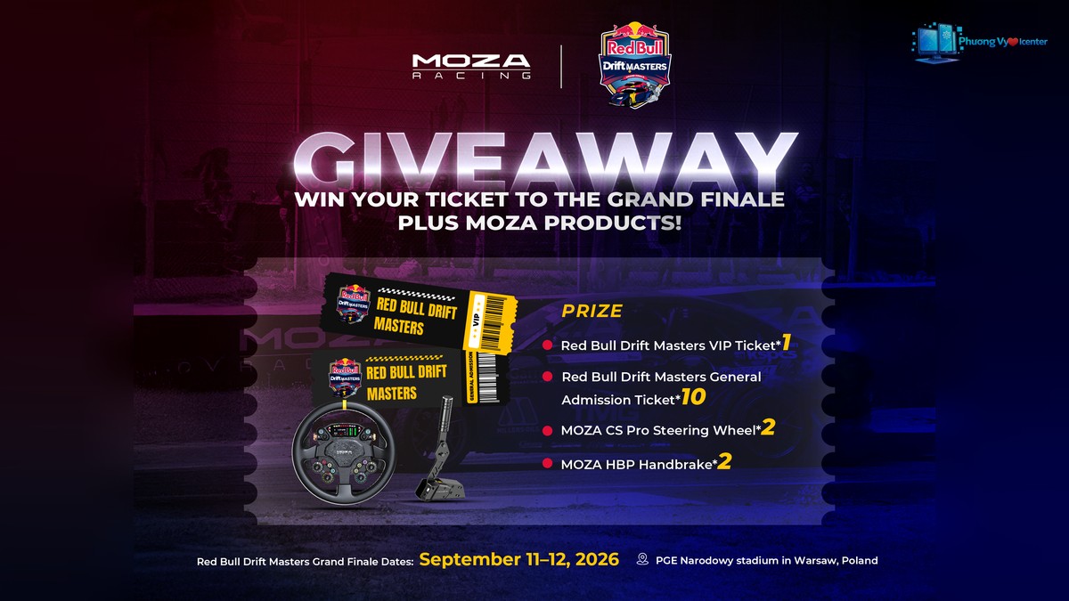 MOZA R16 – hình giới thiệu hoạt động sự kiện của MOZA Racing