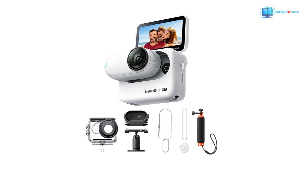 Insta360 GO 3S | Arctic White | 128GB | Water Sports Bundle