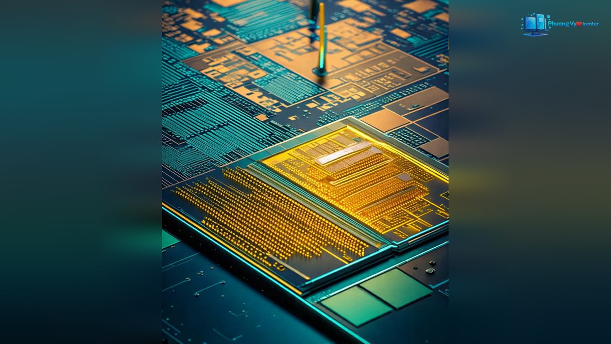 Intel Core Ultra 5 245K – hình minh họa các mạch bên trong vi mạch