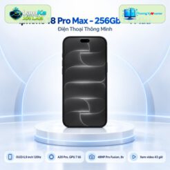 Điện thoại Apple iPhone 18 Pro Max trên đế tròn với nền công nghệ