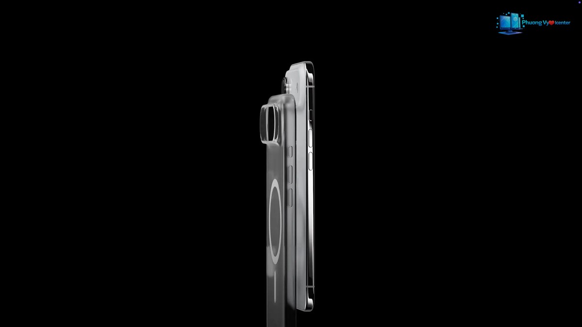 Apple iPhone Air với ốp lưng, minh họa thiết kế thân máy mỏng
