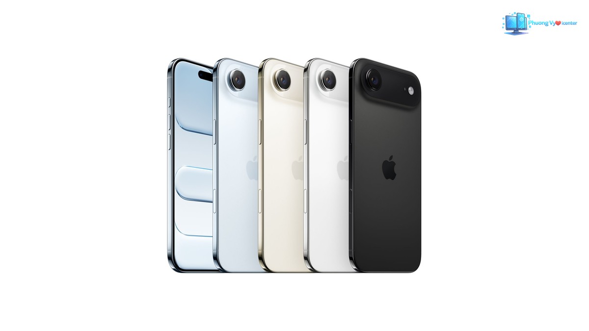 Apple iPhone Air trong hình minh họa lựa chọn màu sắc