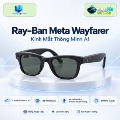 Kính thông minh Ray-Ban Meta Wayfarer kiểu dáng Wayfarer trên nền trắng
