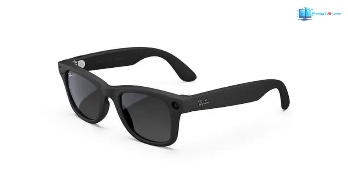 Ray-Ban Meta Wayfarer Matte Black Polarized hình sản phẩm