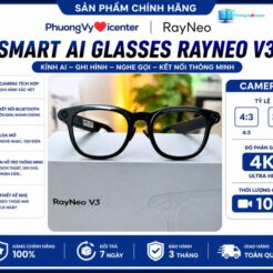 Kính thông minh AI RayNeo V3 camera 12MP – Like New 99% – ảnh 2