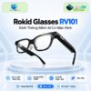 Kính thông minh Rokid RV101 trên đế tròn với nền công nghệ