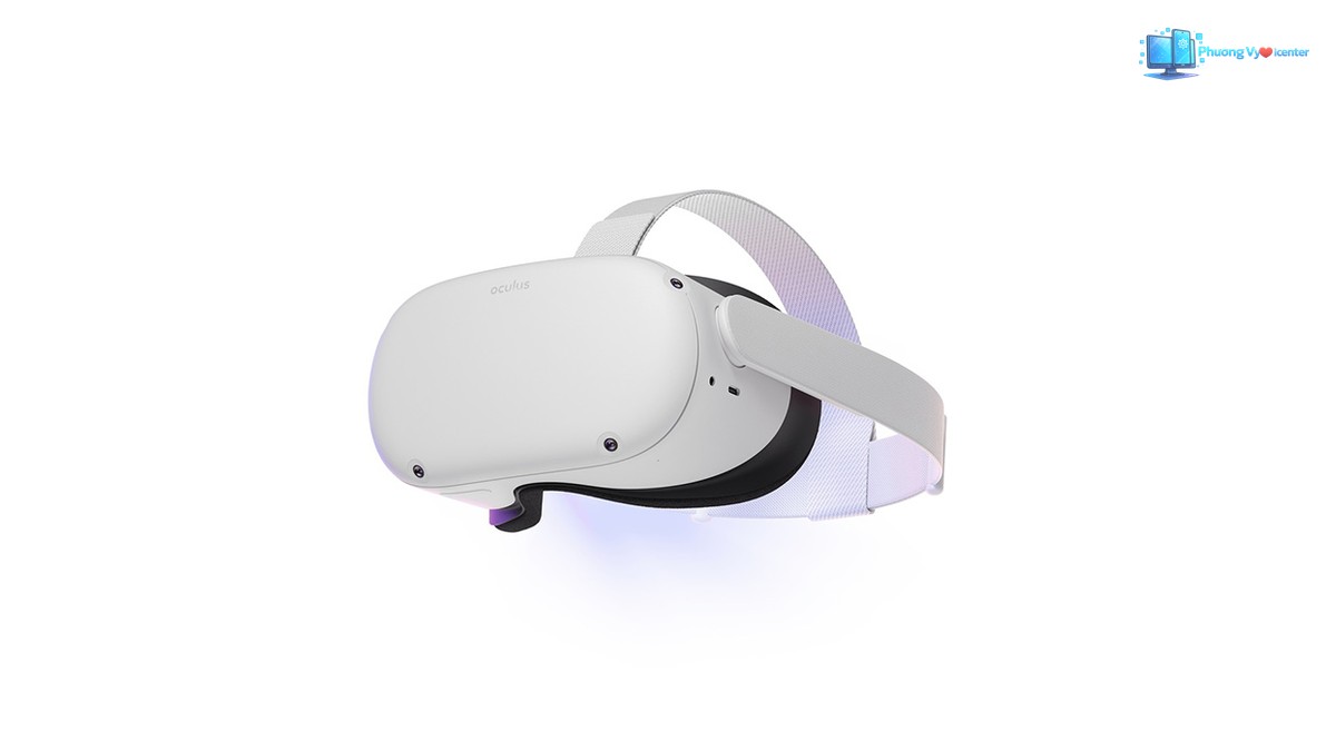Kính VR Meta Quest 2 trong ảnh sản phẩm, góc nhìn khác