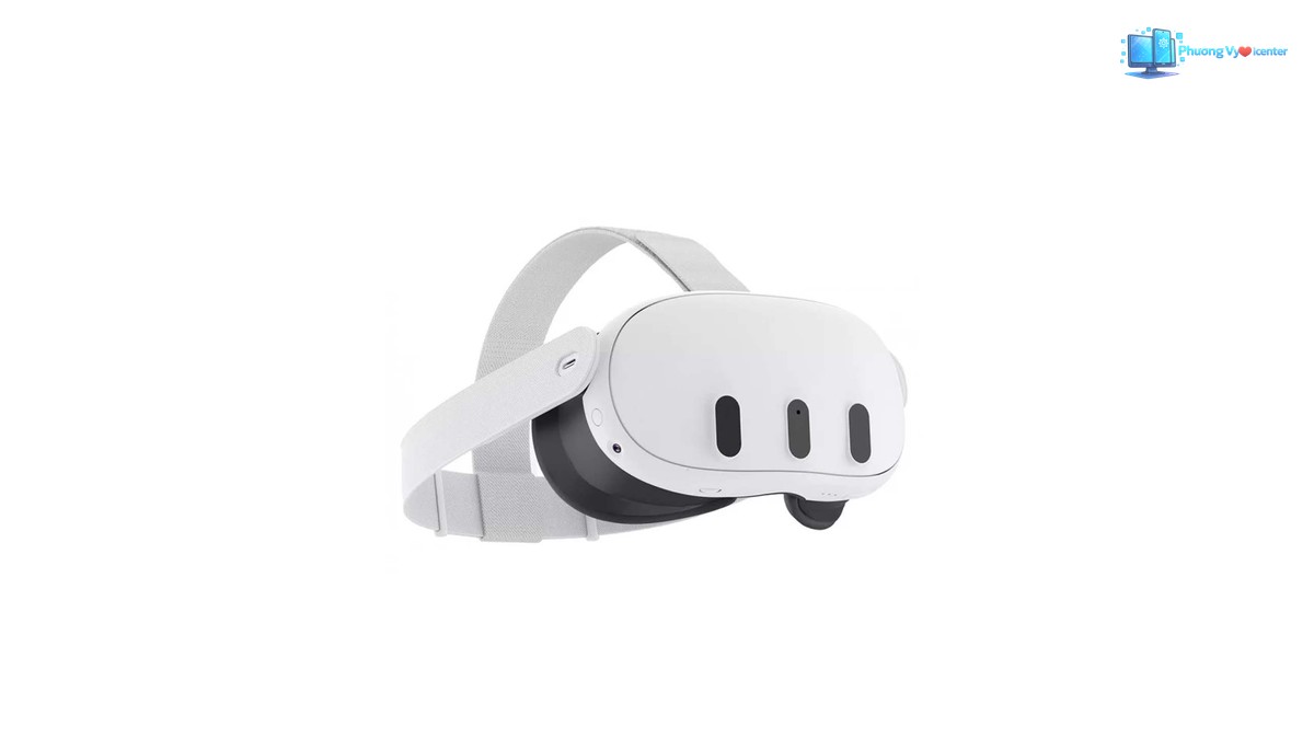 Kính thực tế ảo Meta Quest 3 với cụm camera ở mặt trước
