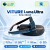 Kính XR VITURE Luma Ultra đặt trên đế tròn với nền công nghệ