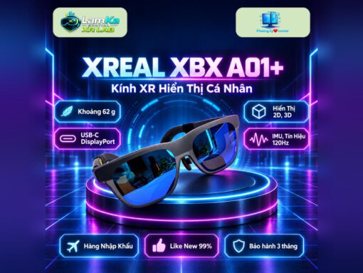 Kính XR XREAL XBX 2026 – Màn Hình Bỏ Túi 200 Inch HDR10, USB-C DisplayPort