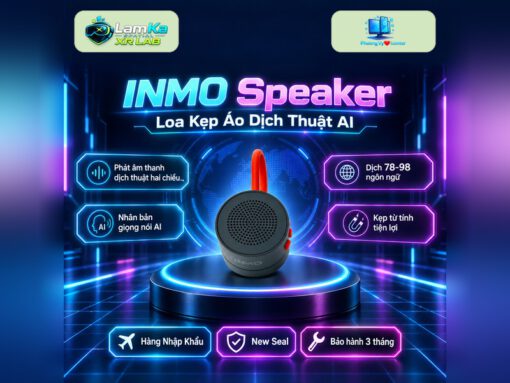 Loa INMO Speaker trên đế tròn với nền công nghệ