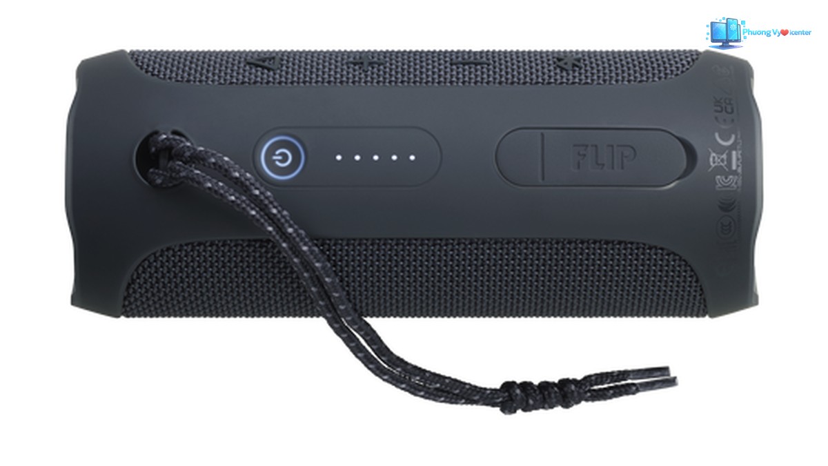 JBL Flip Essential 2 màu Gun Metal nhìn từ mặt sau