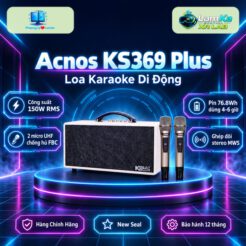 Loa Karaoke Acnos Ks369 Plus - Hàng Chính Hãng - Kèm 2 Mic