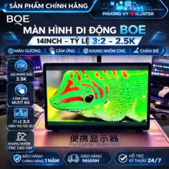 Màn Hình Di Động BOE 14inch 2.5k 3:2 60Hz Màn Gương Nhôm CNC – ảnh 2
