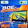 Màn hình di động BOE 16 inch đặt trên đế tròn với nền công nghệ