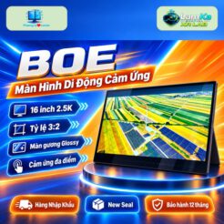 Màn hình di động BOE 16 inch đặt trên đế tròn với nền công nghệ