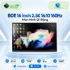 Màn hình di động BOE đặt trên đế tròn với nền công nghệ
