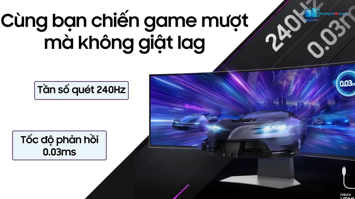 Màn hình Samsung Odyssey OLED G9 G95SC sử dụng tấm nền QD-OLED