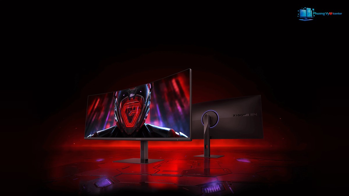 Xiaomi G34WQi trong hình tổng quan màn hình gaming cong