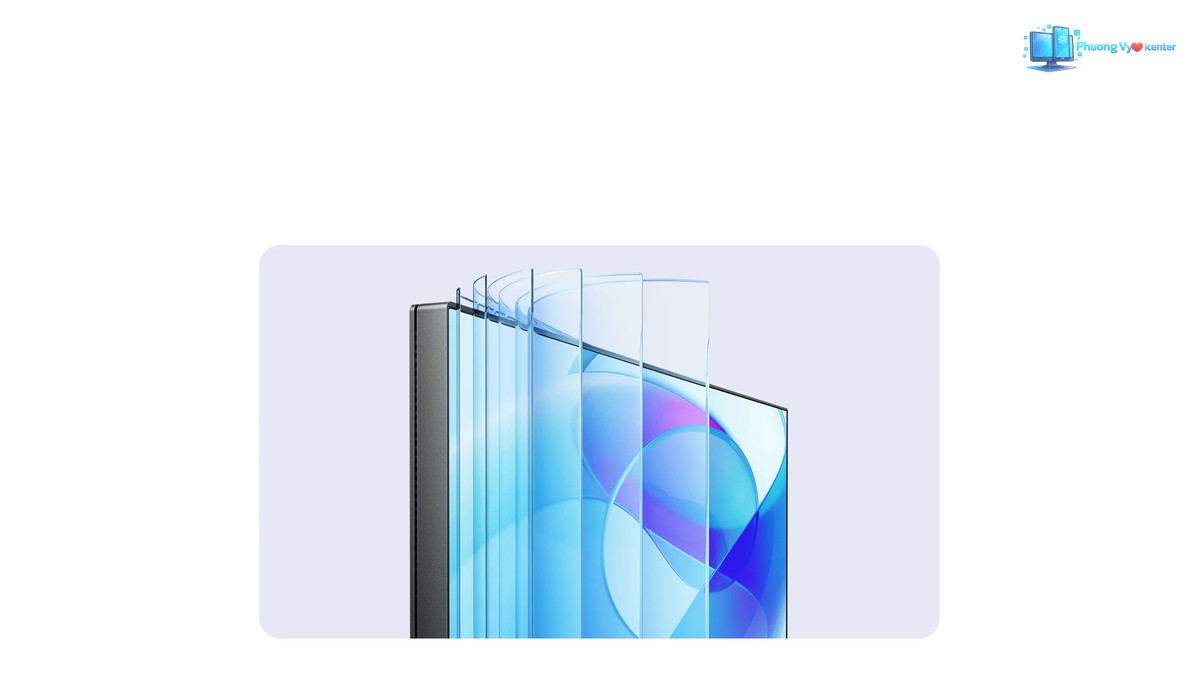 Màn hình Xiaomi A27Qi minh họa khả năng hiển thị QHD trên tấm nền IPS