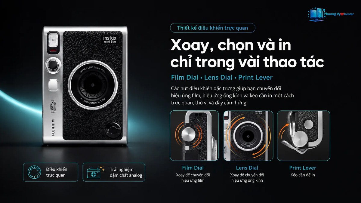 Hình sản phẩm máy ảnh Fujifilm Instax Mini Evo