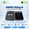 Nhẫn thông minh INMO Ring 4 màu đen trên đế tròn với nền công nghệ