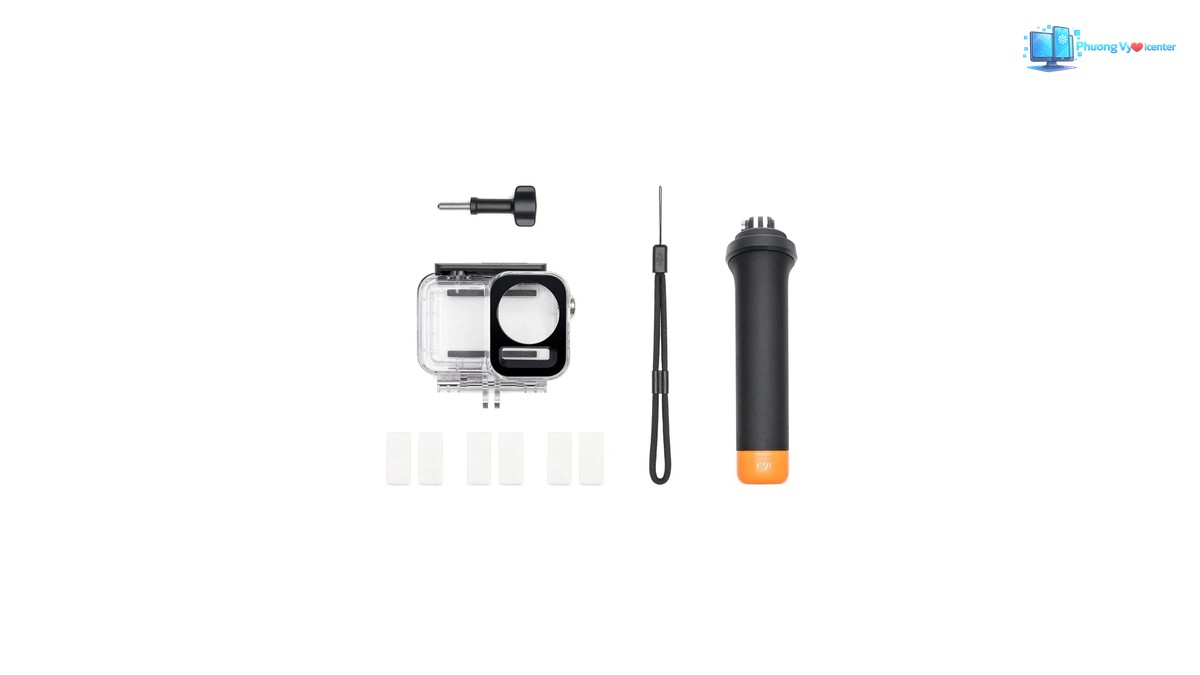 Bộ kit lặn DJI Osmo Action với tay cầm nổi và vỏ chống nước
